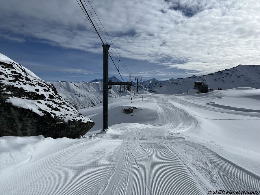 Zweite "Talsation" des Skilifts