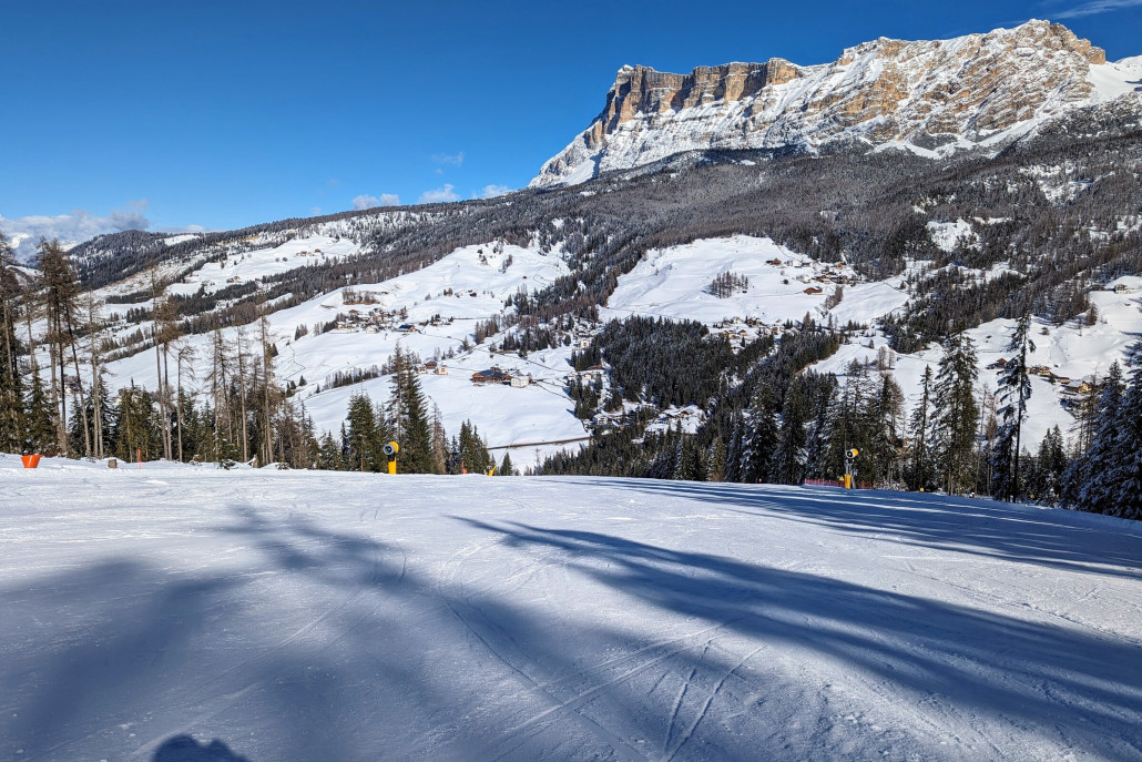 Gran Risa B (rot). Riesig breit, ziemlich hart, toll zu fahren. Und: GAAAANZ lleer!