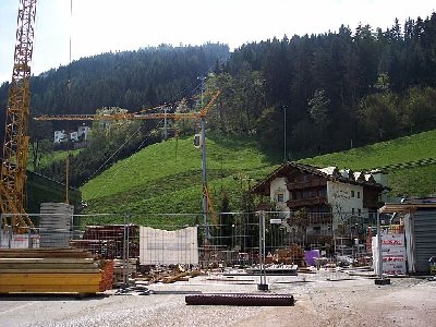 ...in Kaltenbach wird schon heftig gebaut.