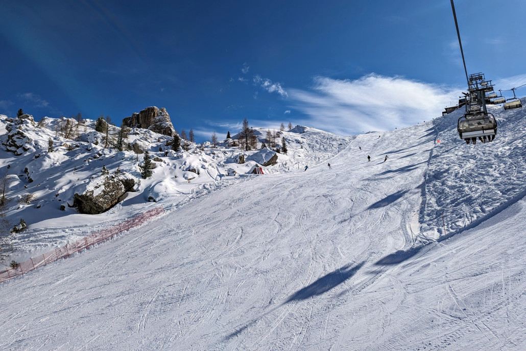 Und nochmal der Starthang. Von hier geht es u.a. in die Wettkampfpiste (der Wettkampf-Start ist erst dort).