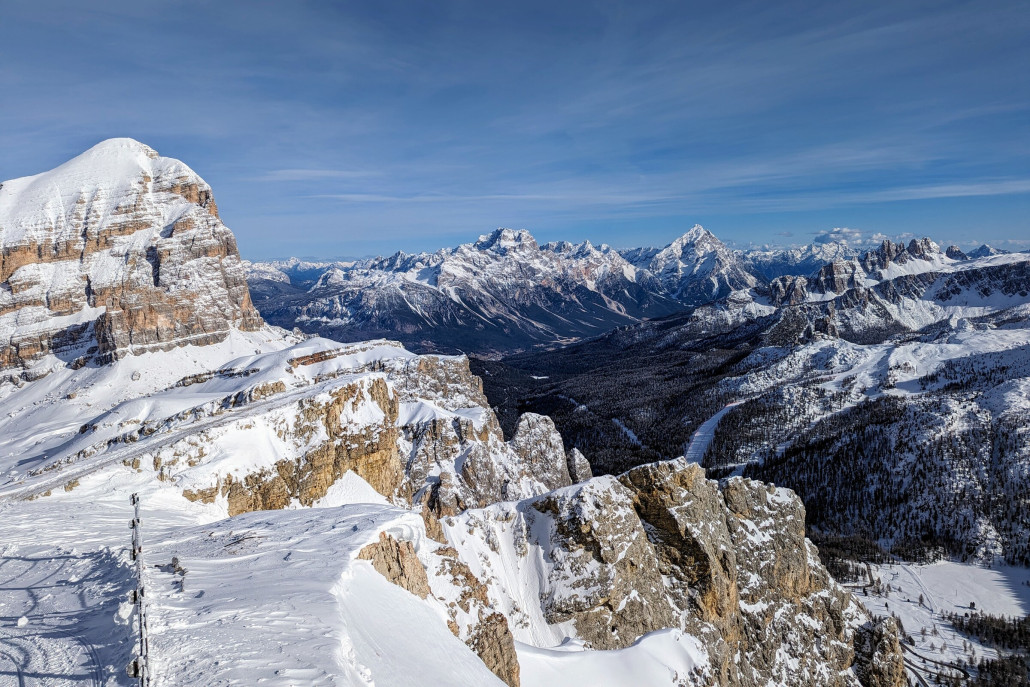 Blick vom Lagazuoi Richtung Osten / Cortina