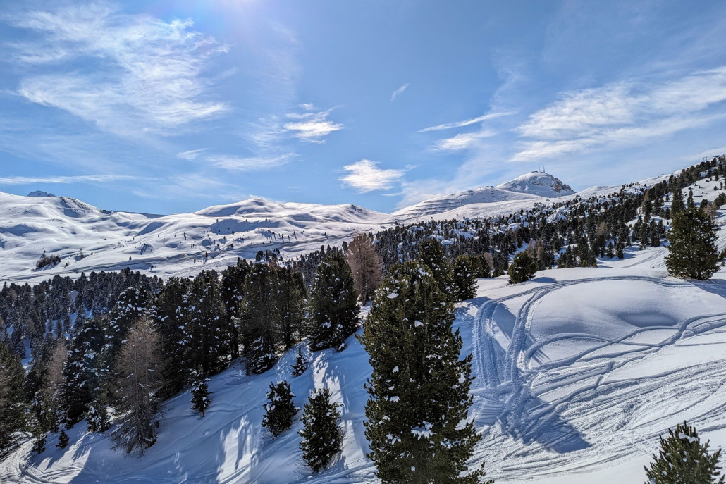 Blick Richtung Col Rodella