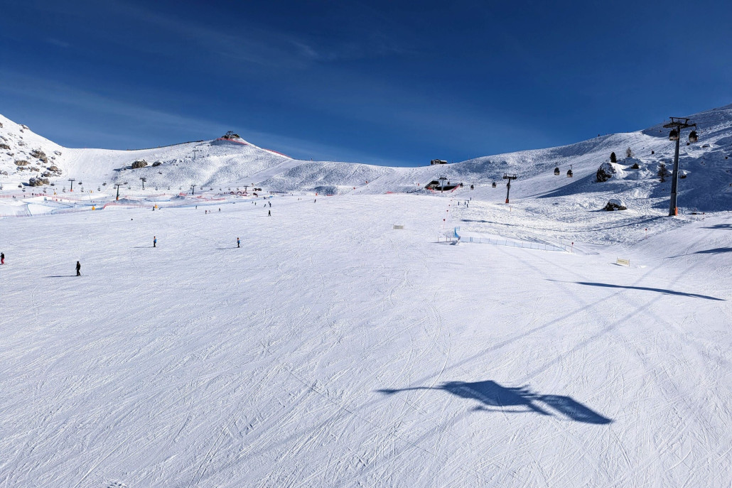 Breite Pisten am Belvedere