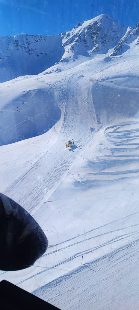 Die Bergretter waren auch im Einsatz