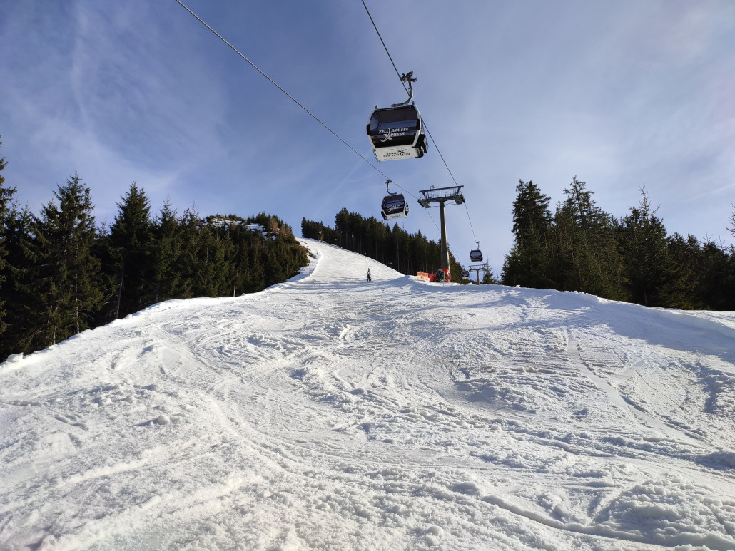 Abfahrt Mittelstation Zell am See-Express