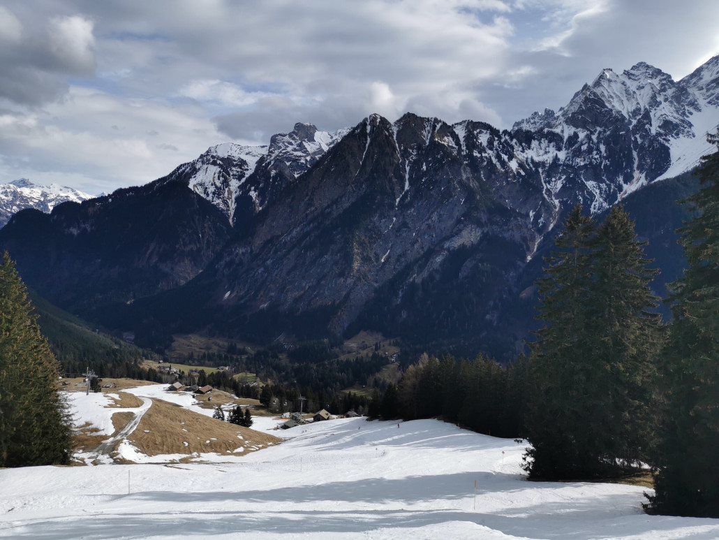 Letztes Jahr war diese Piste nie offen, dabei ist es ein echt netter Hang.