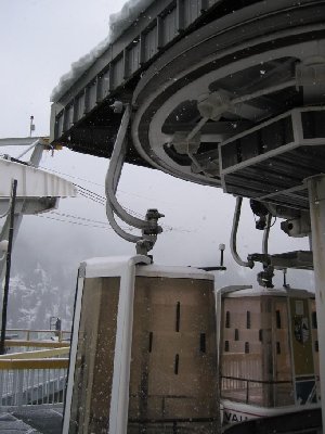 Die GUB Enversin-Vaujany in der Bergstation