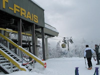 Blick talwärts auf die 6-EUB Vaujany-Villette