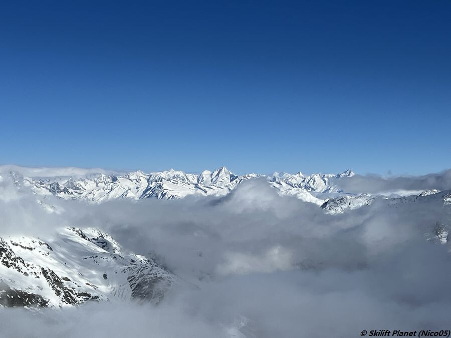 Zoom auf dem Bietschhorn usw.