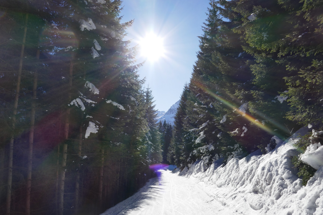 Gleitweg nach Mittelberg