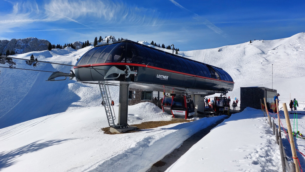 Bergstation der Umlaufbahn