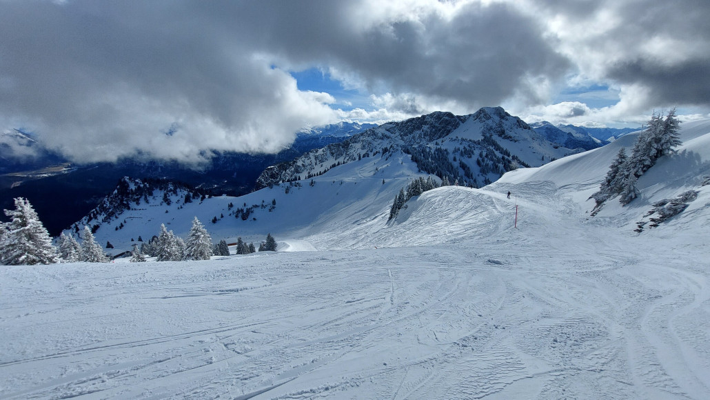 Gratabfahrt mit Gaichtspitze