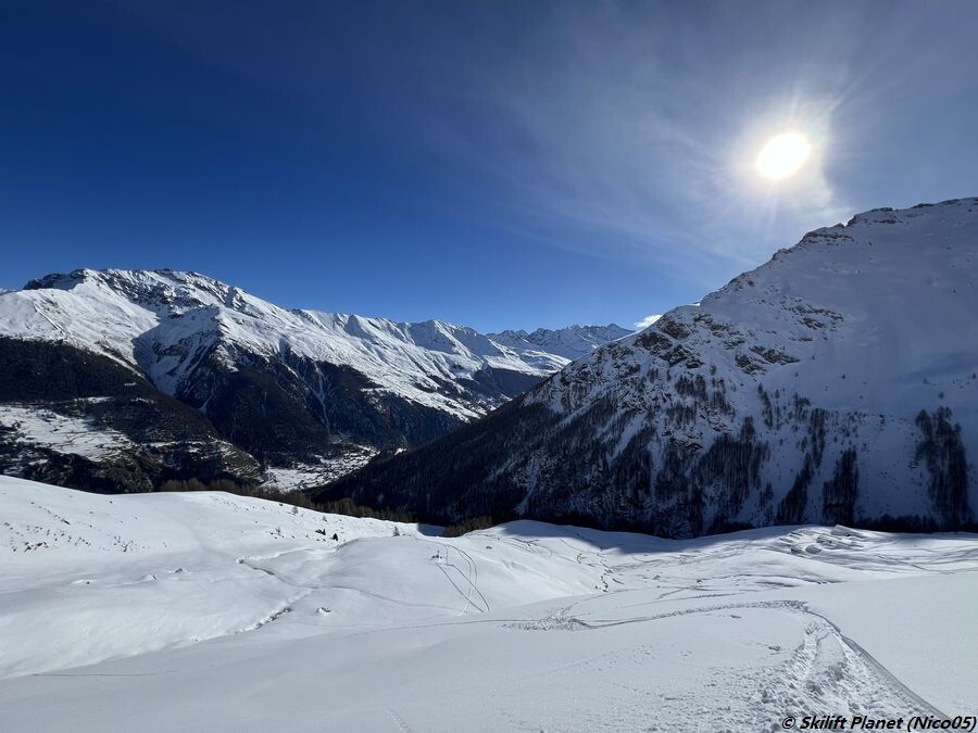 Abfahrt nach Arbey (Start von der Route des Maigeonnettes)