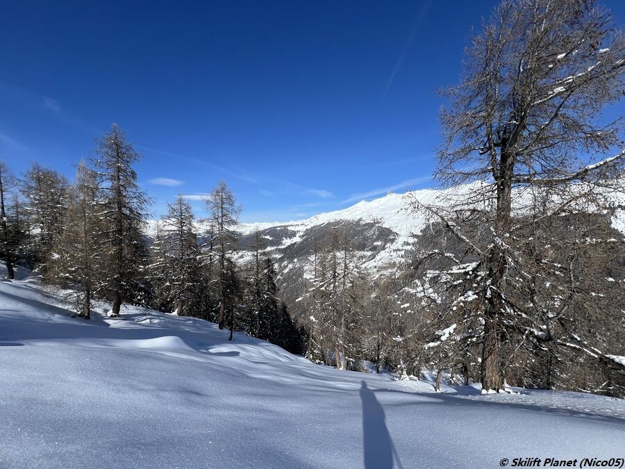 Wildes Ambiente im Norden des Skigebiets