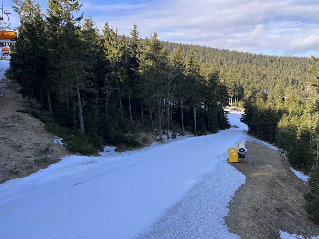 ...und später dann war es zwar ausgefahren, aber ohne Steine