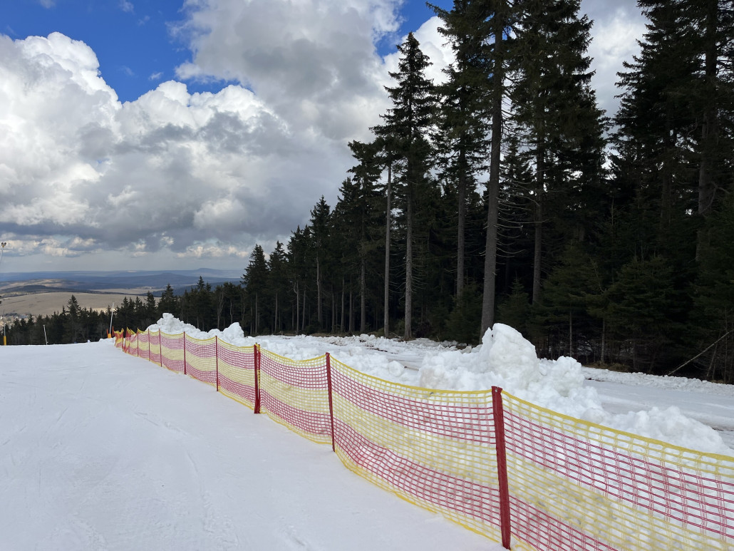Und so sah es nach seinem Einsatz am Nachmittag aus, hat sich gelohnt...