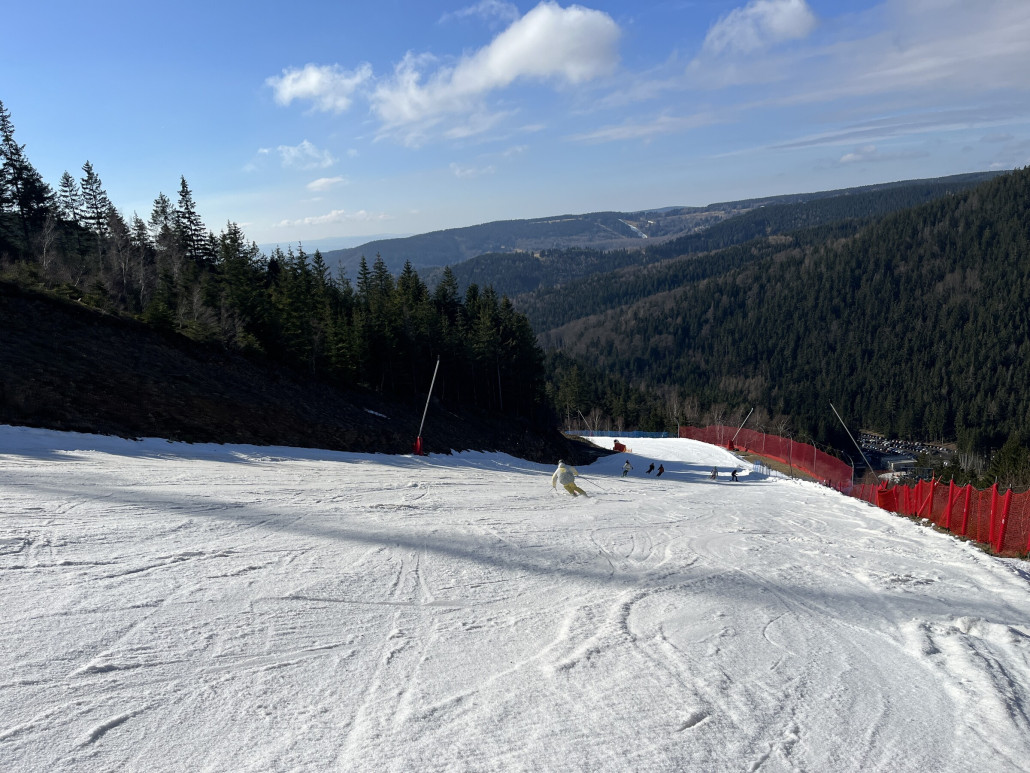Danach dann wieder super, am nächsten Steilhang wurde es später bräunlich...