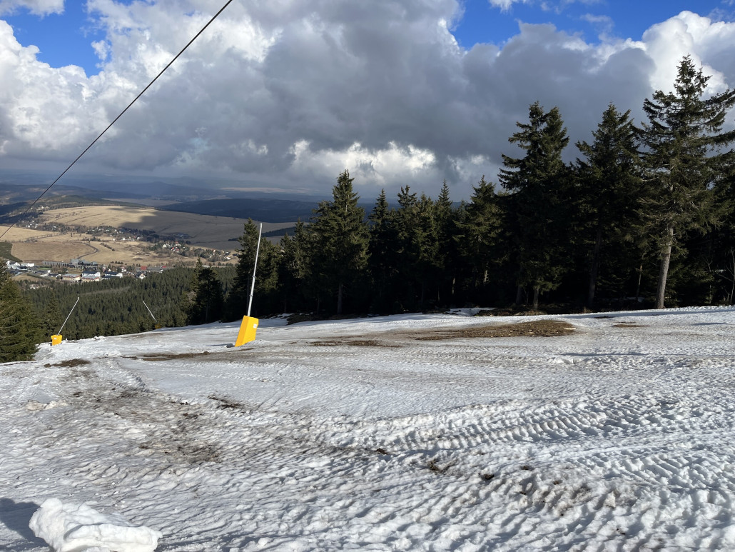 Oben ist fast alles weg...