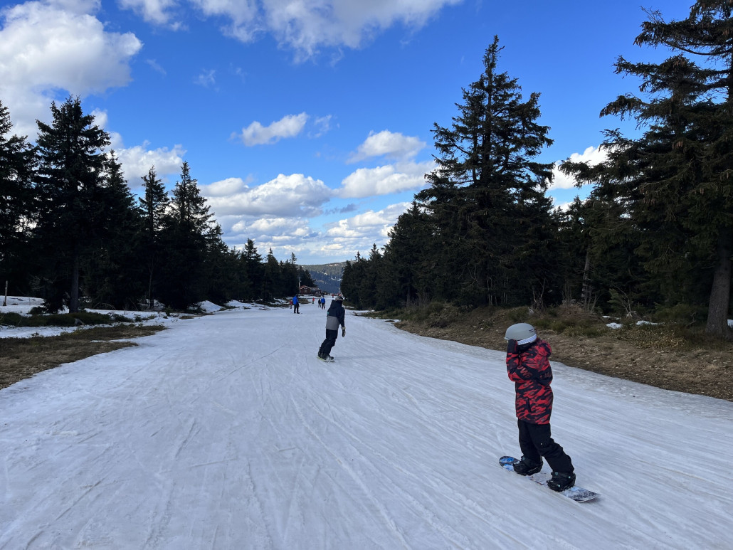 Oben nach dem Ausstieg von der 4SB SUZUKI war es sehr dünn, aber reichte gut aus