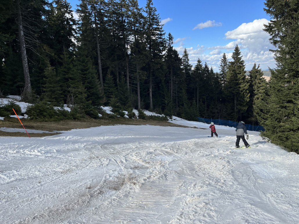 ...und hier an der letzten Kurve wurde es kritisch, danach wieder okay