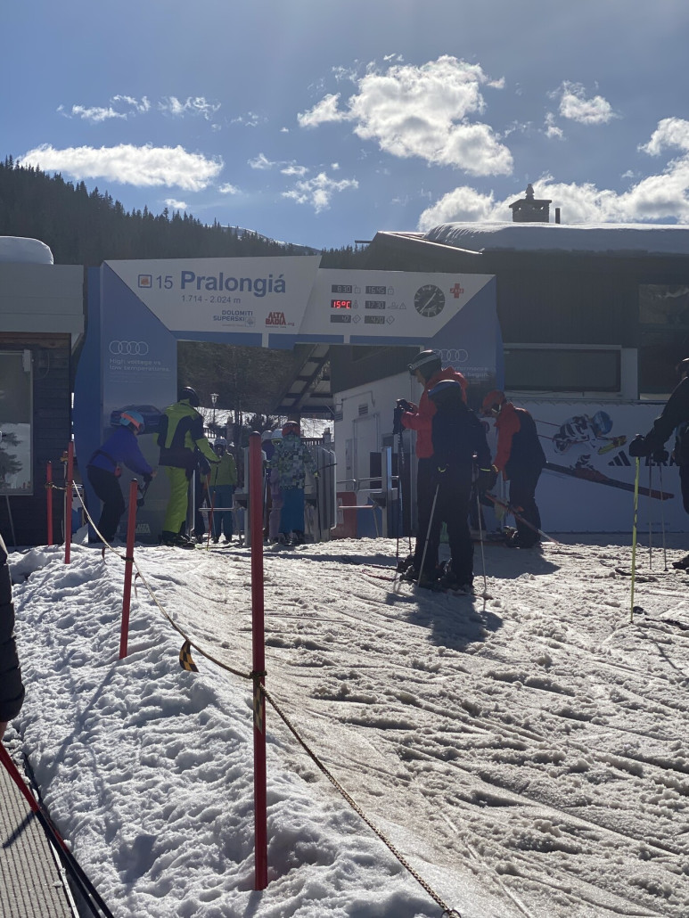 Die Temperaturanzeige zeigt 15°C, das ist mal ne Ansage...