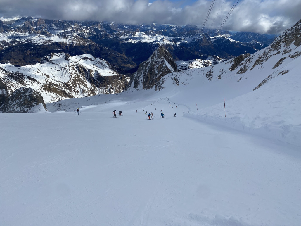 Marmolada-Abfahrt