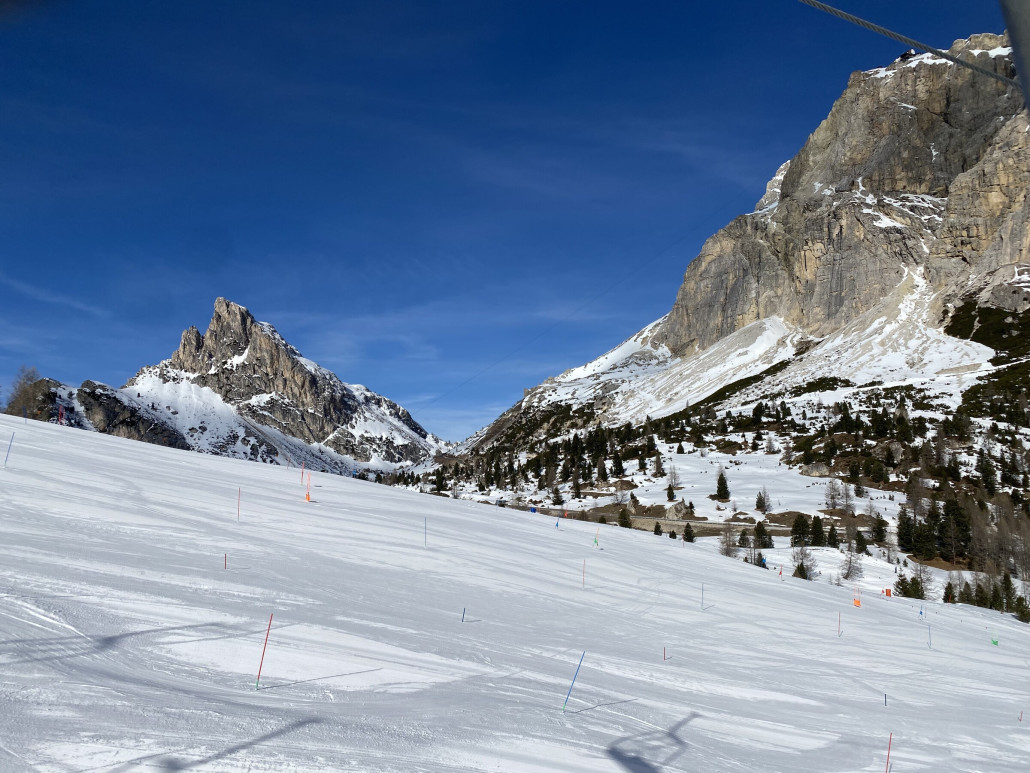 Blick aus der Falzarego 3SB Richtung Lagazuoi