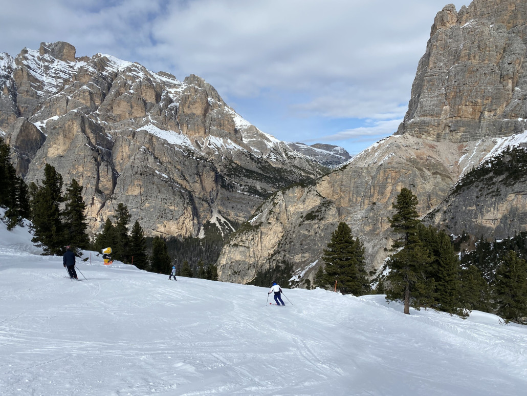 Tolle Kulisse auch weiter unten