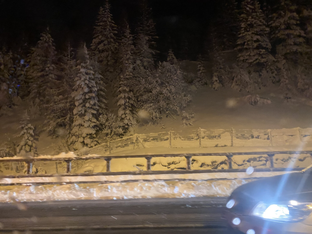 Tiefster Winter oben am Brenner