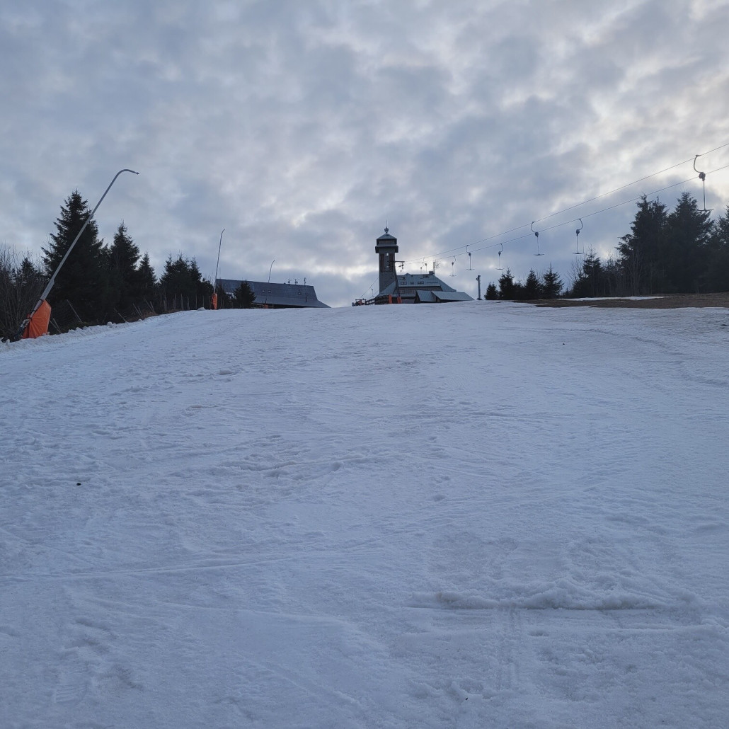 Oberer Pistenabschnitt