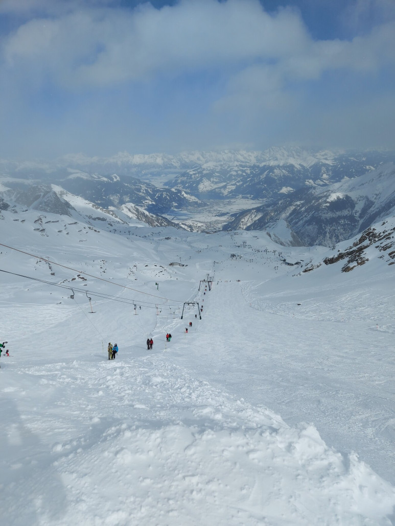 Ab 14:00 Uhr kam dann die Sonne raus, davor hat mich beim Skifahren endlich wieder gefroren.