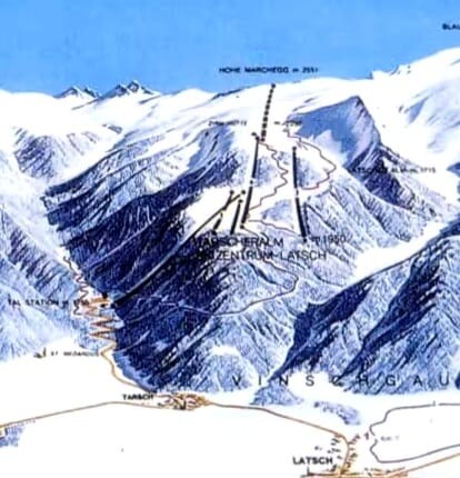 Panoramakarte Tarscher Alm