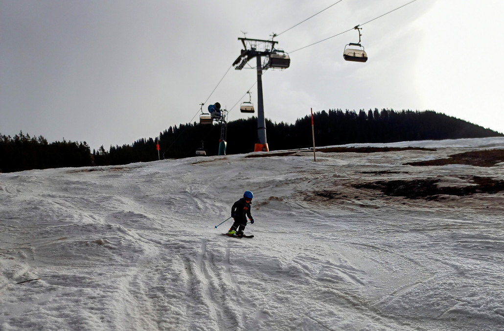 Schlechte Pisten kann Mann auch gut fahren