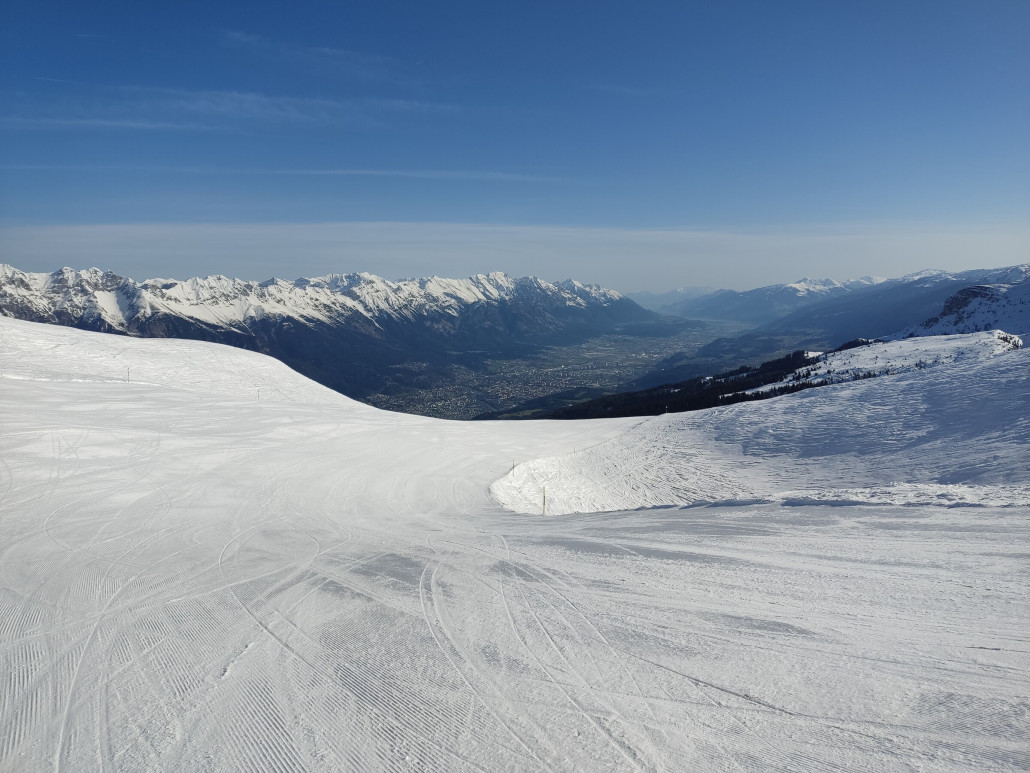 Vorallem der Talblick auf Innsbruck