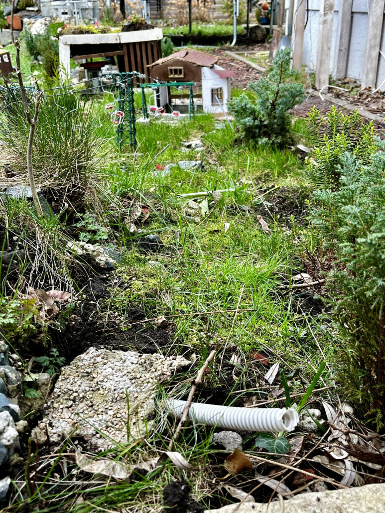 Gelände nach der Demontage