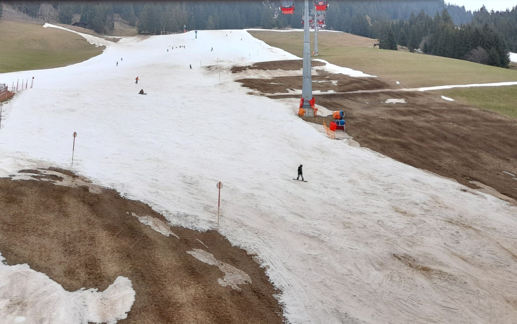 Die Engstelle oberhalb der Mittelstation