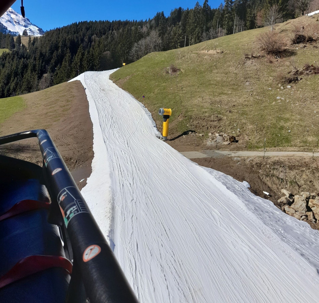 Umfahrung Steilhang bei der Jochbahn unten