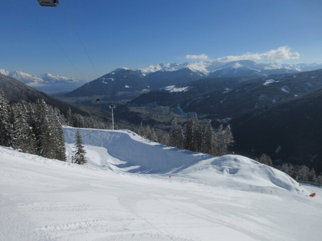 Galtalm-Abfahrt, darüber die 10-MGD Galtberg
