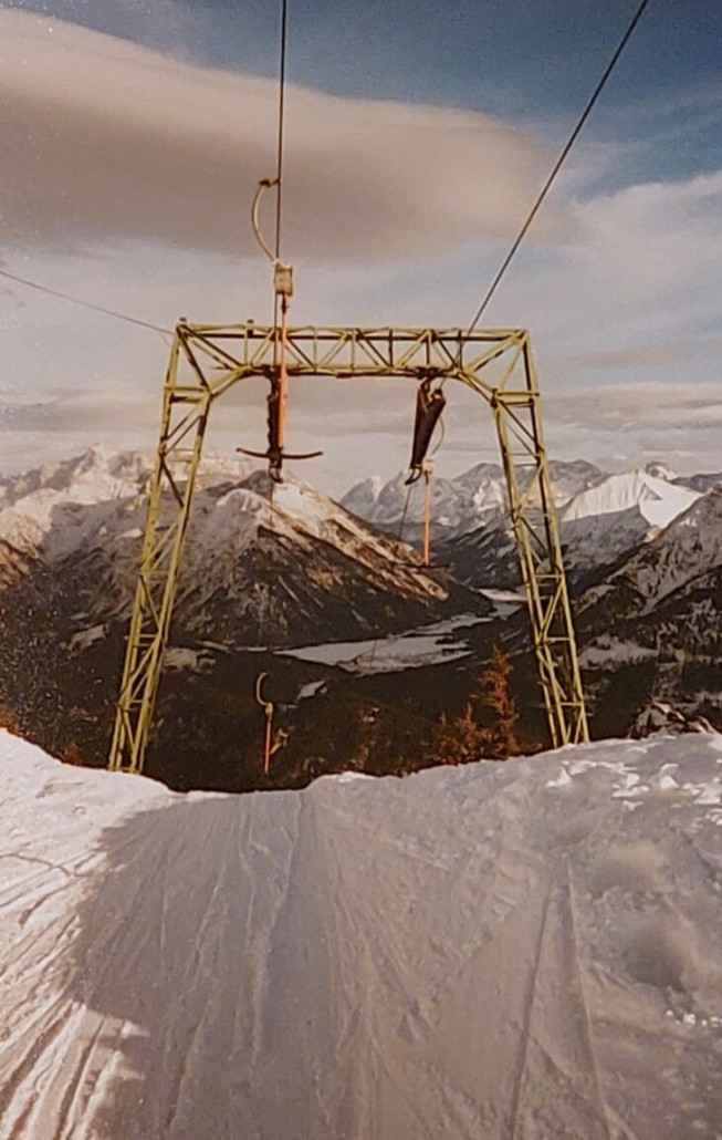 Stütze 9 mit Zugspitzblick