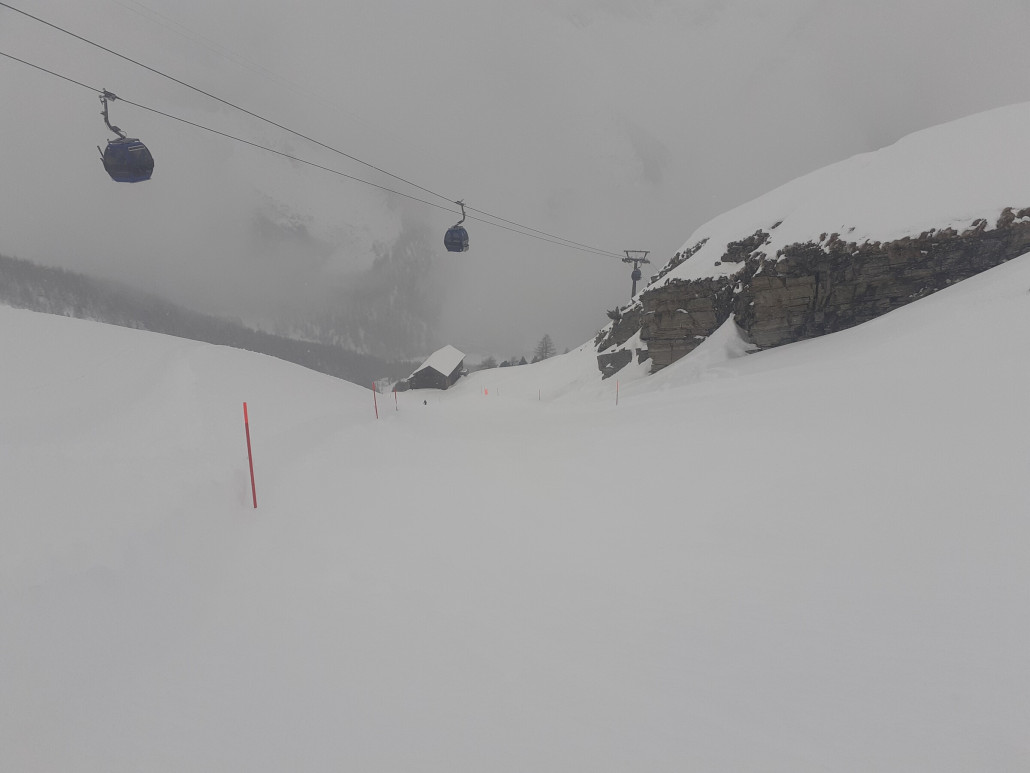 1 Plattjen unterhalb Berghaus Plattjen (Dienstag 5.3.)