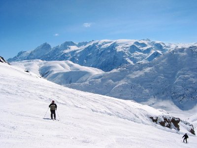 Auch die Meije zeigt sich im Osten