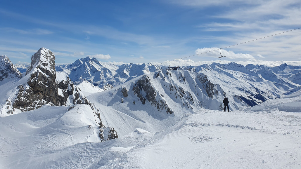 Valluga 1 - Tolle Bahn und Abfahrt und netter Rückbringer SL im Nirgendwo