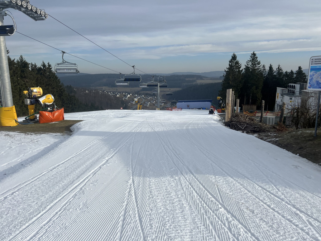 Bild Poppenberg Bergstation; Abfahrt Poppenberg (Samstag)