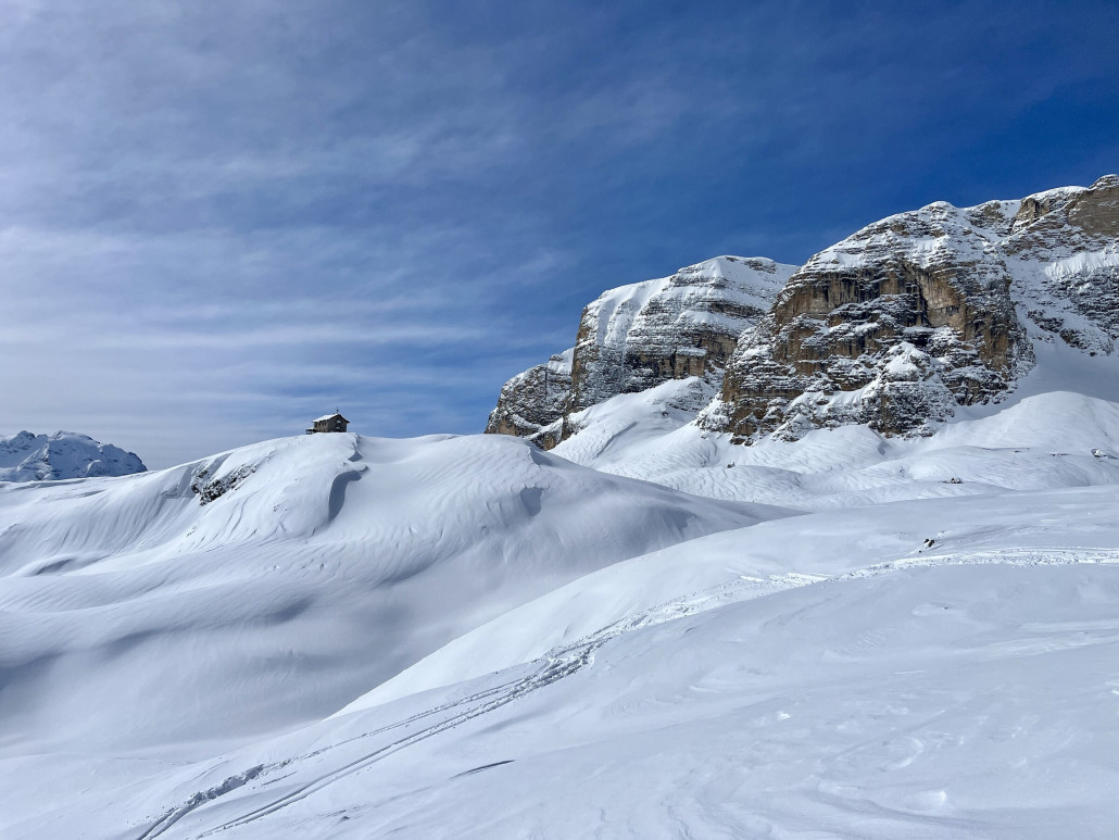 Sellastock von Vallon gesehen
