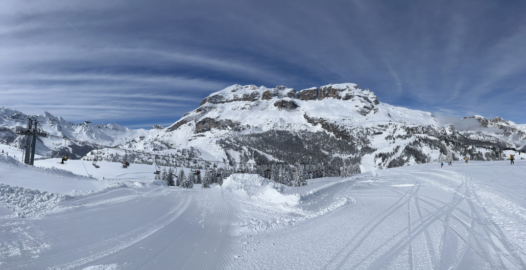 Blick zur Sella vom Cherz