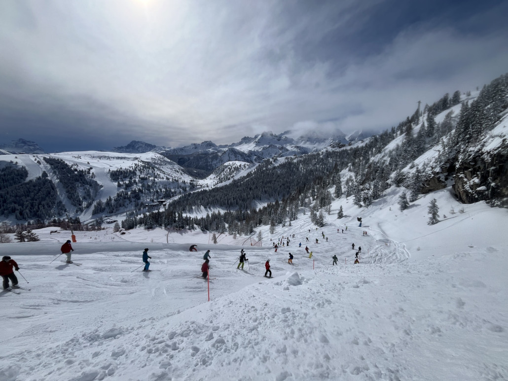 Hinunter nach Campolongo gegen 10.15Uhr