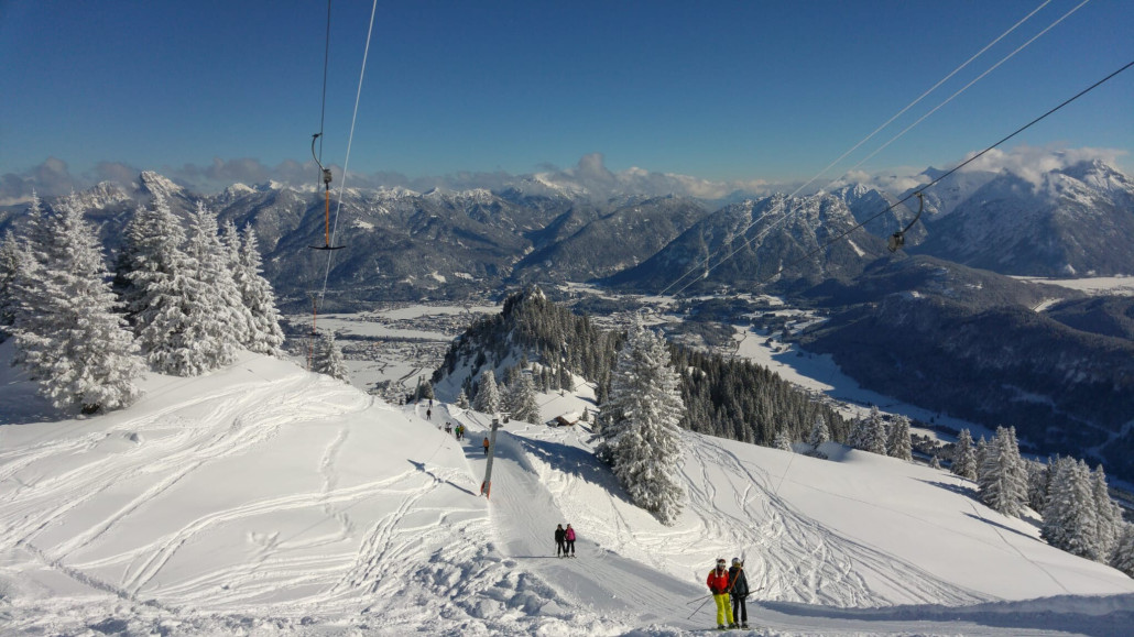 Lifttrasse im oberen Teil