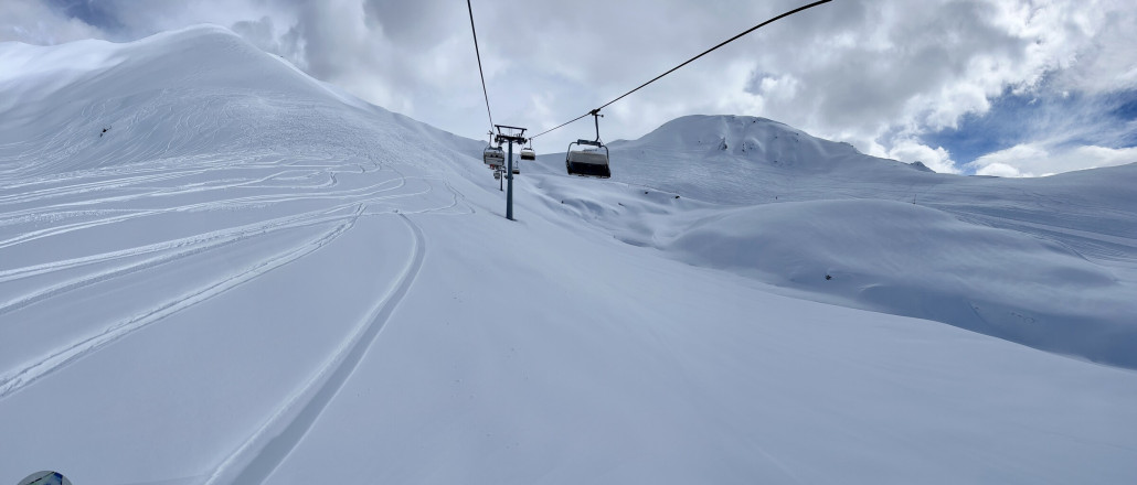 Val Jumela ostwärts auf der Rückfahrt