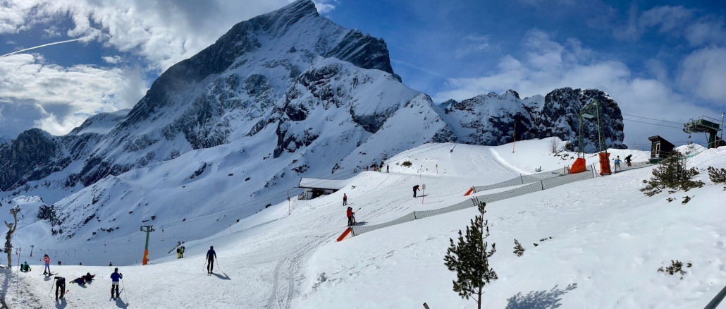 Oben dagegen schön winterlich