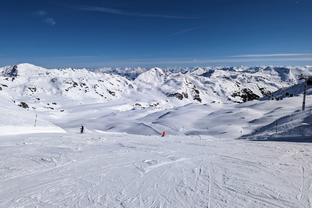 Alte Piste mit rechts neuer Wilden Krimml